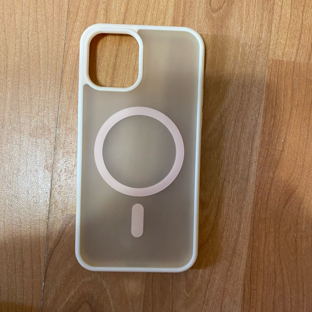 Transparent White Phone Case